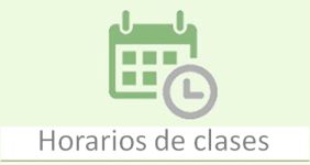 Horarios de clases Horarios de clases